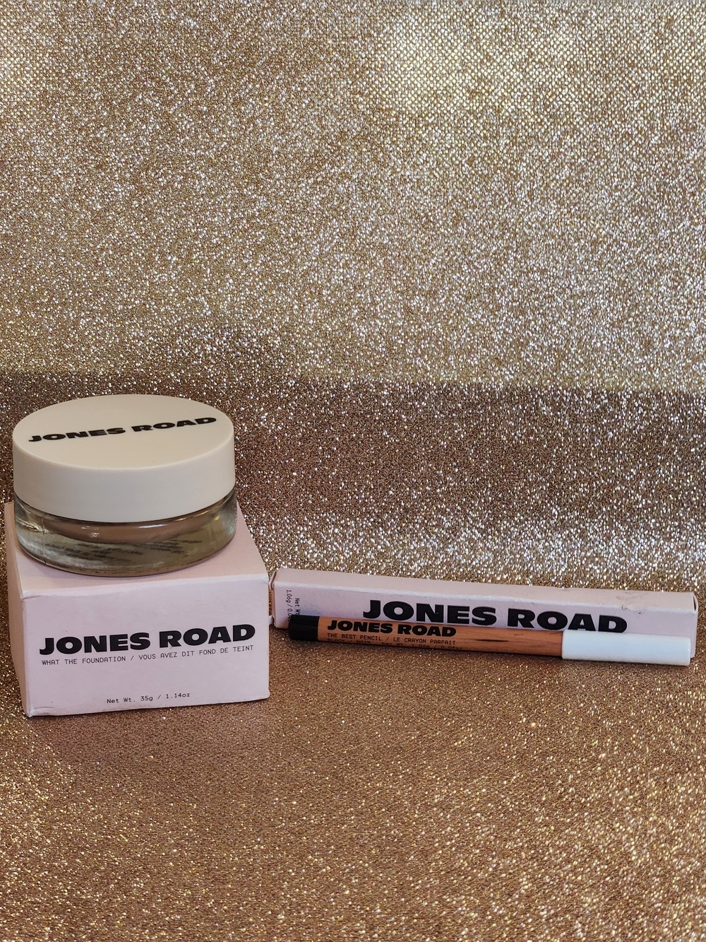 Jones Road Bundle: What The Foundation (Beige) & The Face Pencil (Black) - New